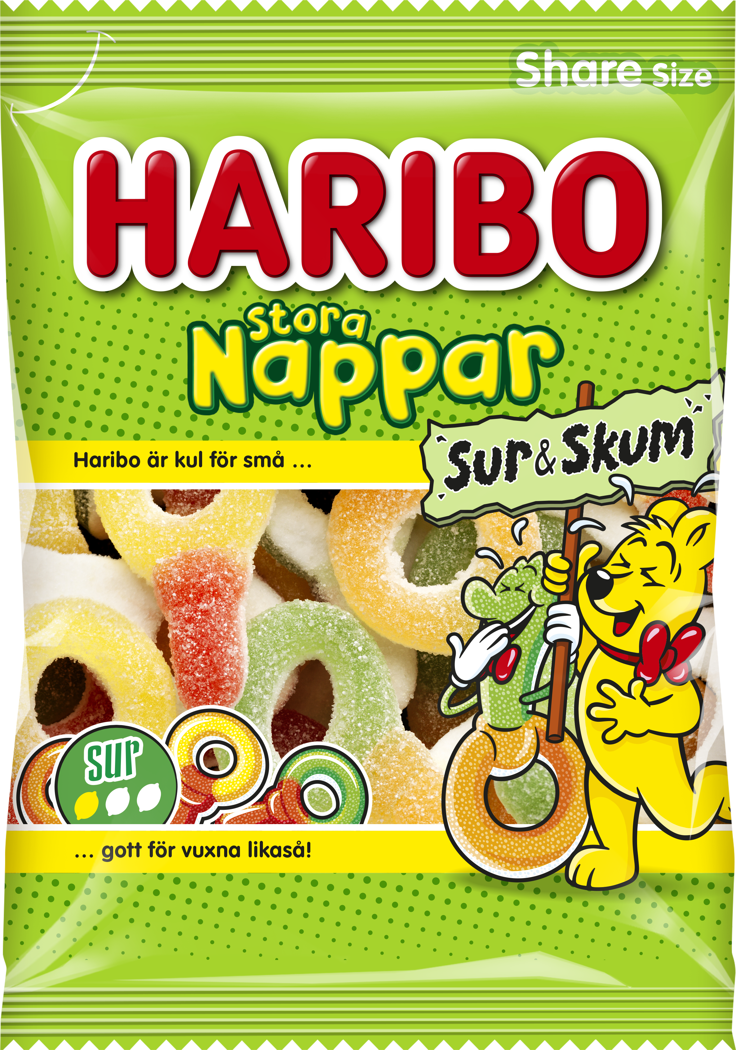 Stora Nappar Sur n Skum 170g