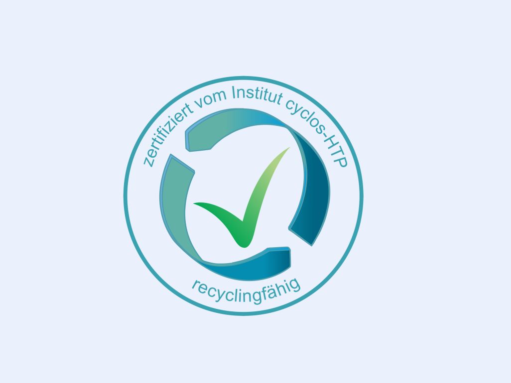 Siegel Recyclingfähigkeit (Institut cyclos-HTP)