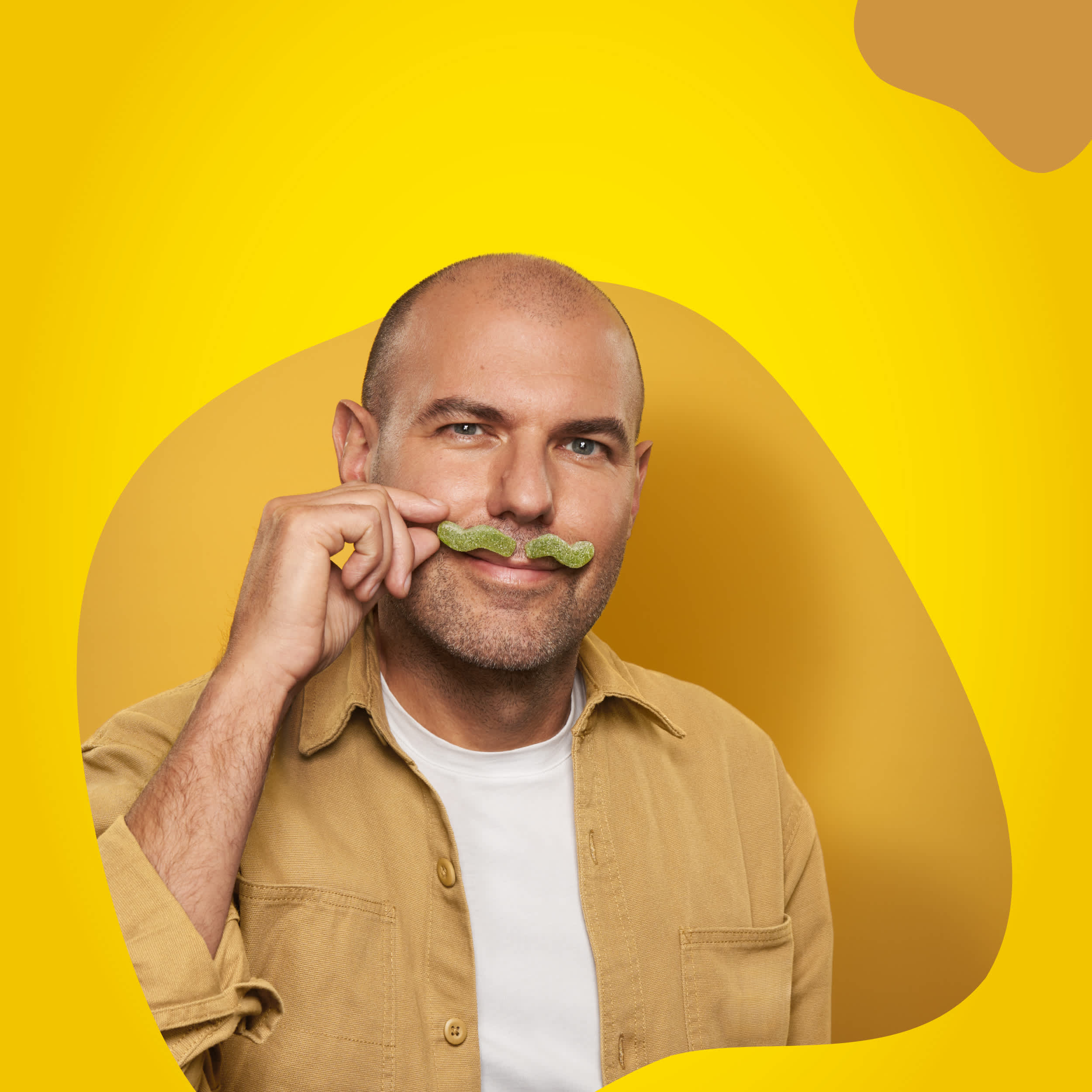 Mobile Stage 2500 x 2500 px Motif Moustache