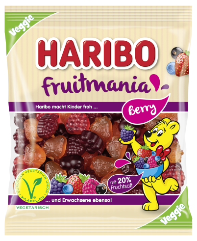 HARIBO Fruitmania Berry 160g Beutel