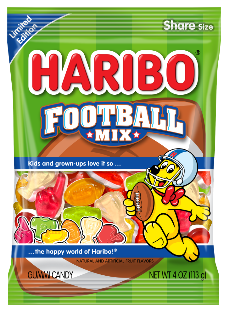 Haribo Football Mix 4 oz 3d illus FOP