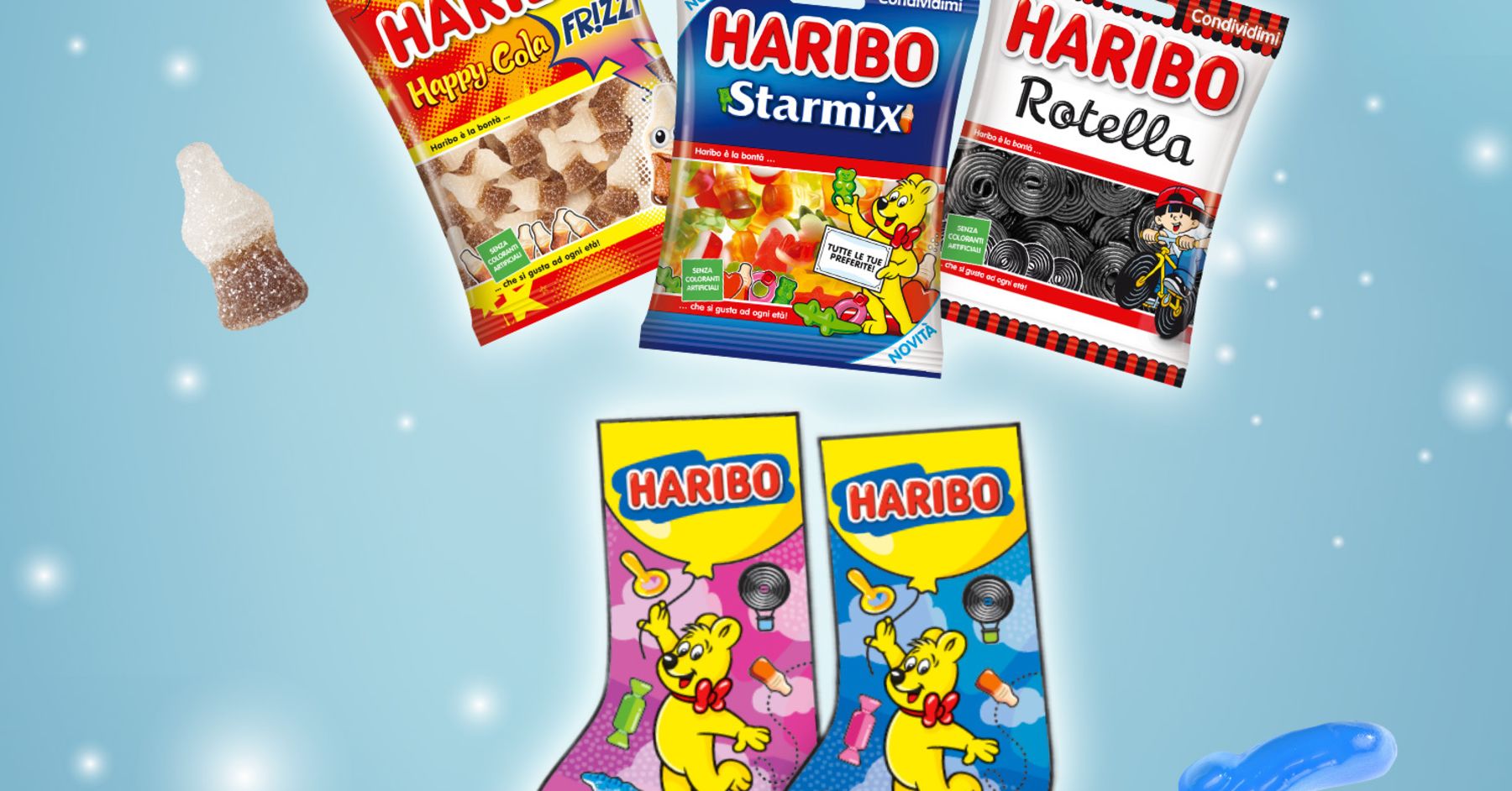 calza befana haribo