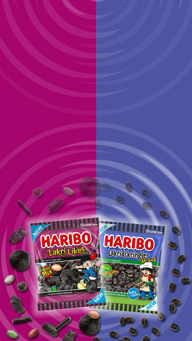 NYHED: HARIBO Lakri Likes Mix & HARIBO Lakridskringler - de små