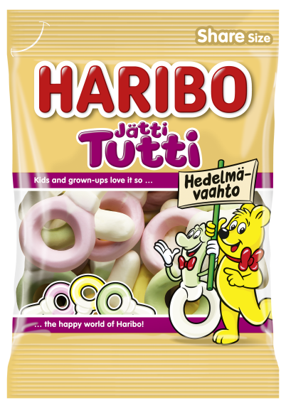 Jätti Tutti Hedelmä vaahto 120g