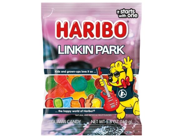 Ein Beutel der HARIBO Linkin Park Sonderedition