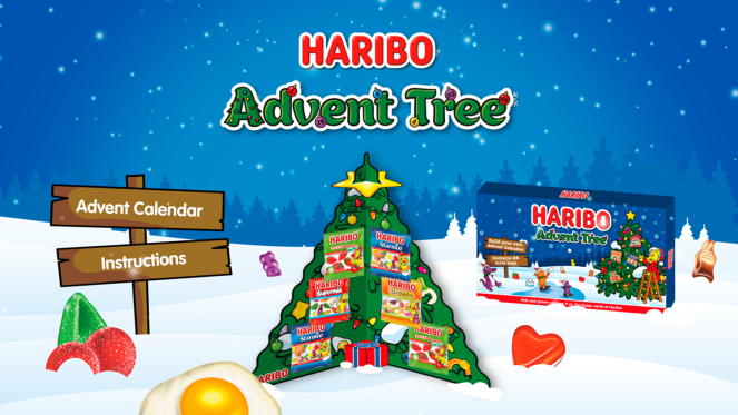 Advent tree animation web image