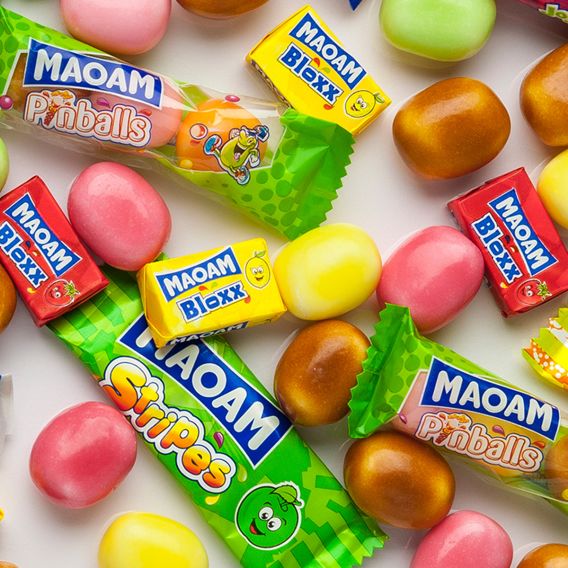 Many colorful MAOAM products