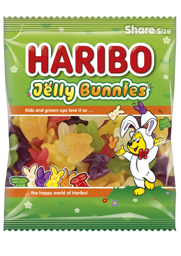 144974 E Jelly Bunnies Prepack 12 x 160g NPM