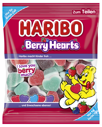 HARIBO Berry Hearts termékzacskó
