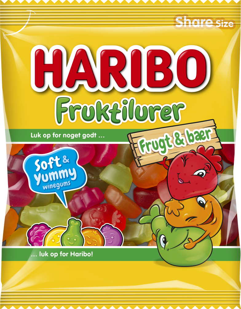 Fruktilurer Frukt Baer 120g relaunch