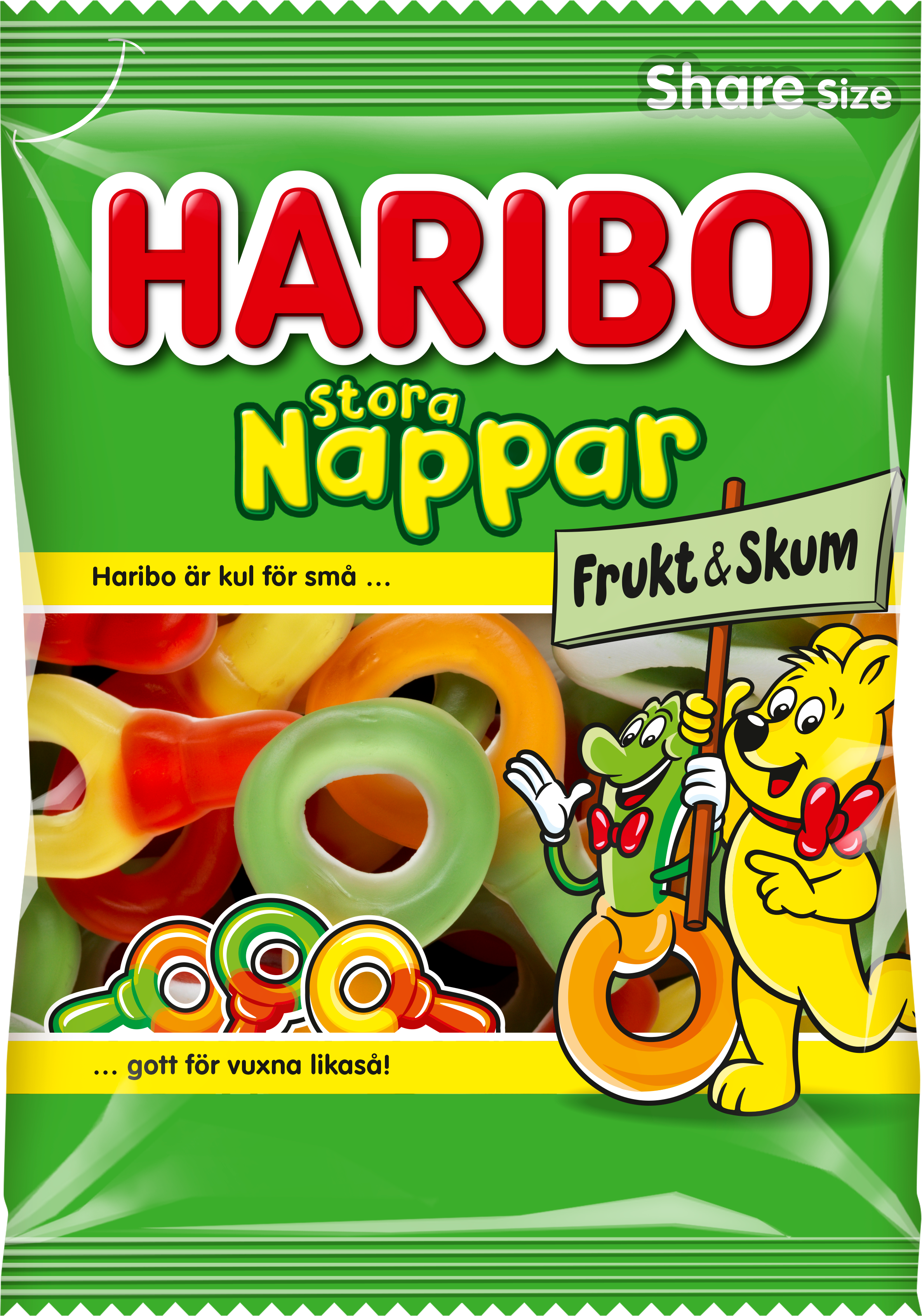 Stora Nappar Frukt Skum