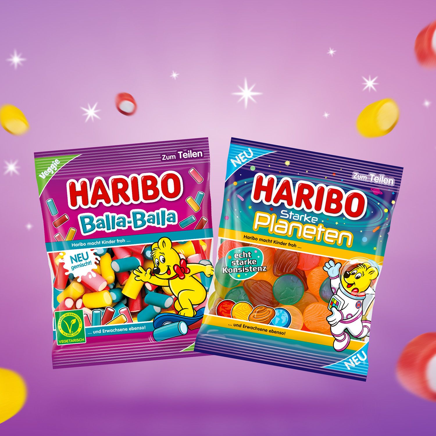 HARIBO Neuheiten Teaser 1zu1