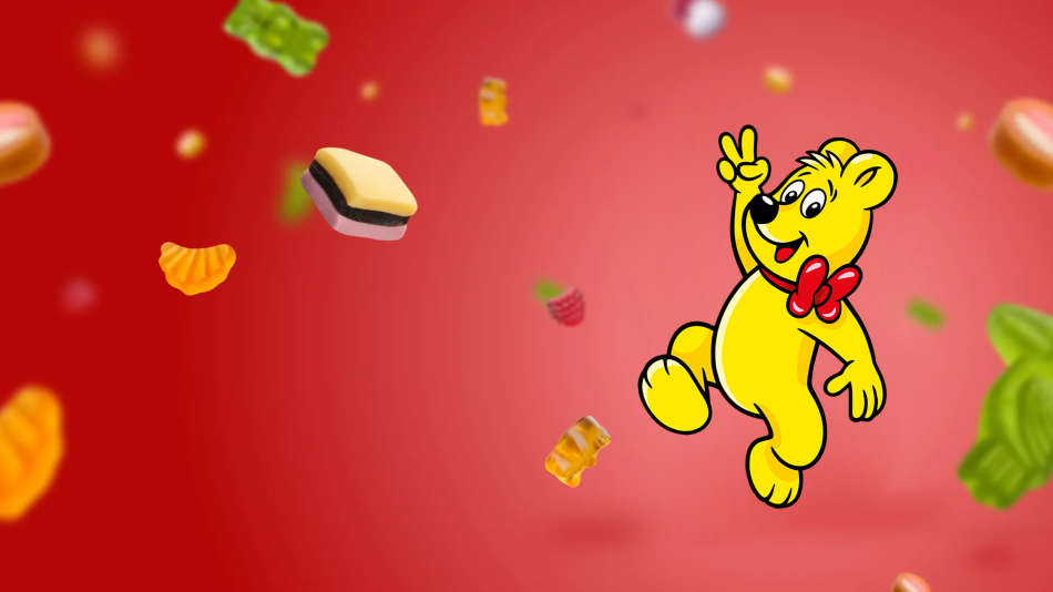 M050 Stage Goldbär mit Produktvielfalt
