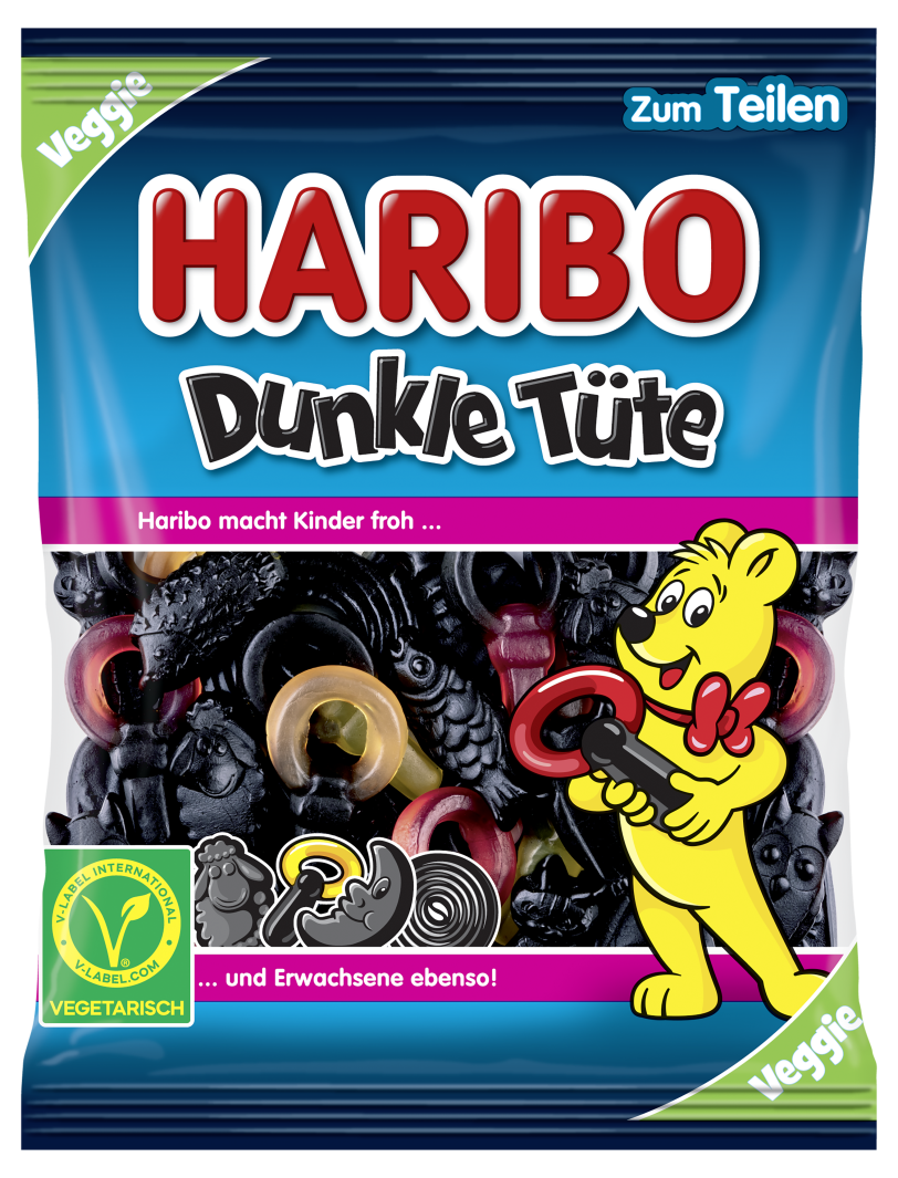 HARIBO Dunkle Tüte Packshot