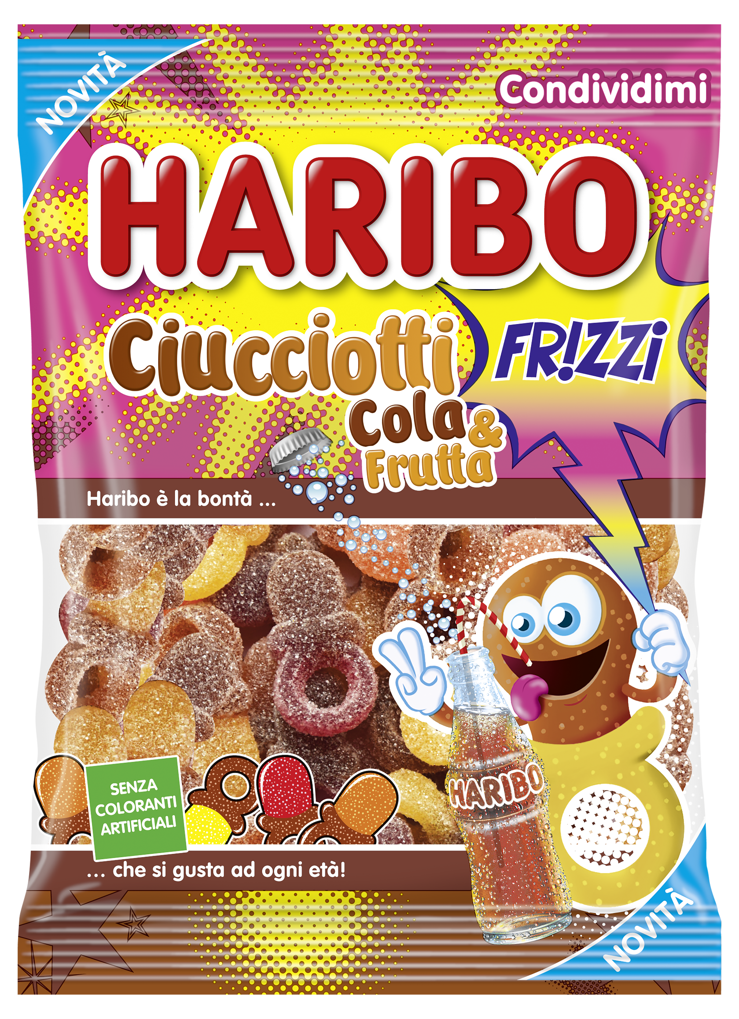 Ciucciotti cola frutta