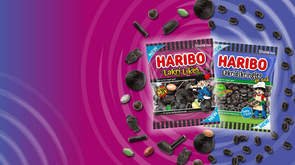 NYHED: HARIBO Lakri Likes Mix & HARIBO Lakridskringler - de små
