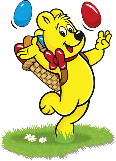 HARIBO zlatý medvídek s barevnými vajíčky