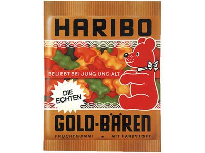 HARIBO Goldbären Verpackungsdesign von 1978