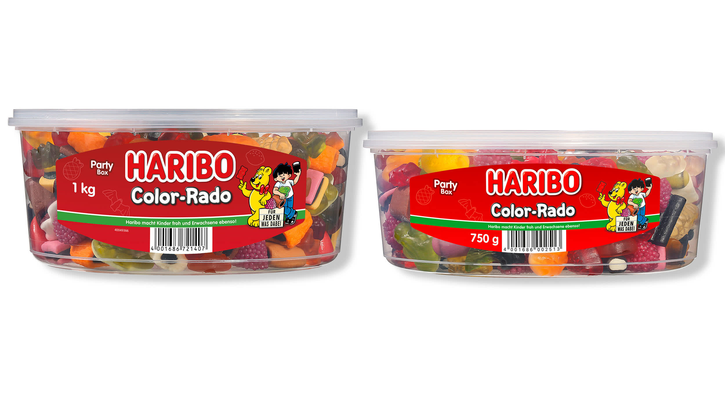 HARIBO Runddosen Anpassung 2024