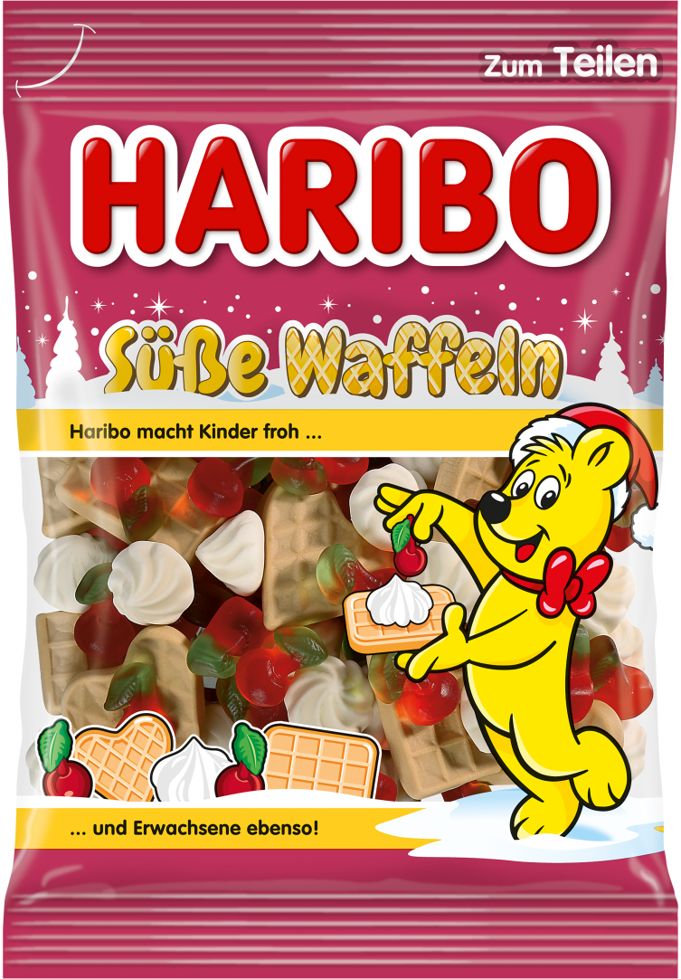 HARIBO Süße Waffeln Packshot
