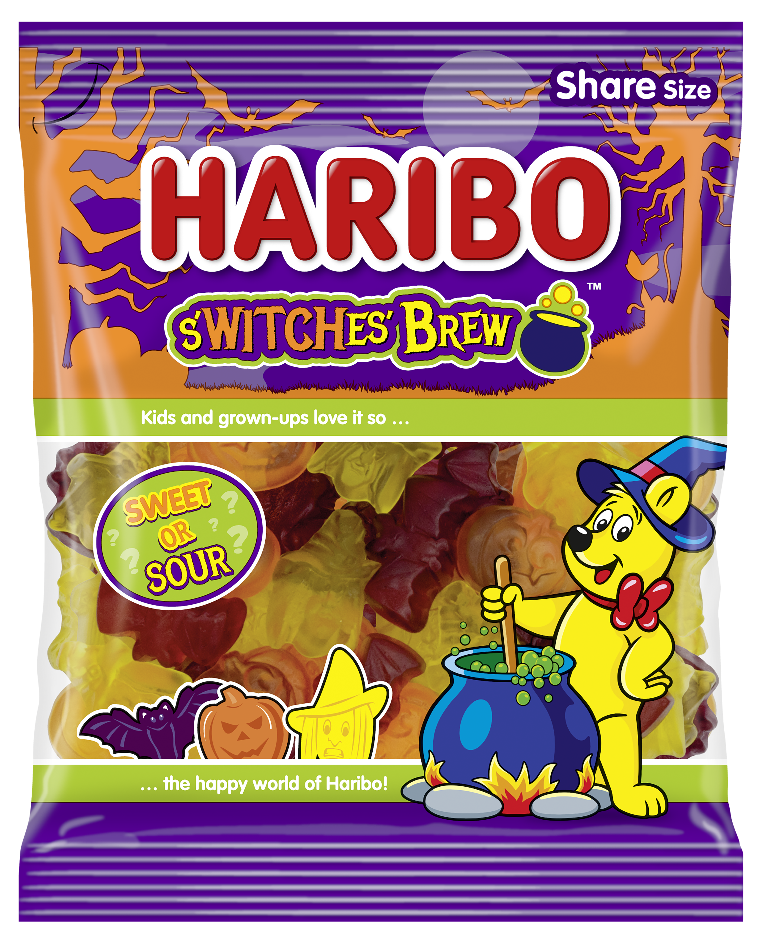 HARIBO s'WITCHes' BREW termékzacskó