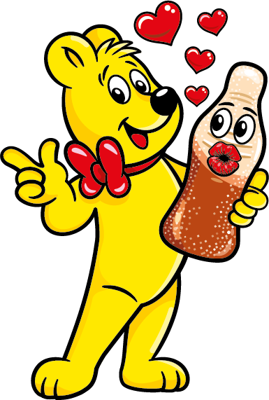 HARIBO Kiss Cola Illustration