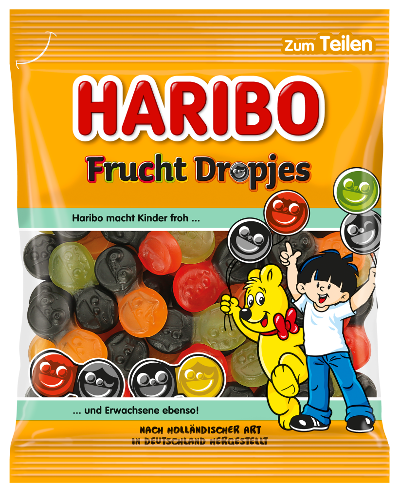 HARIBO Frucht Dropjes 160g Produktabbildung