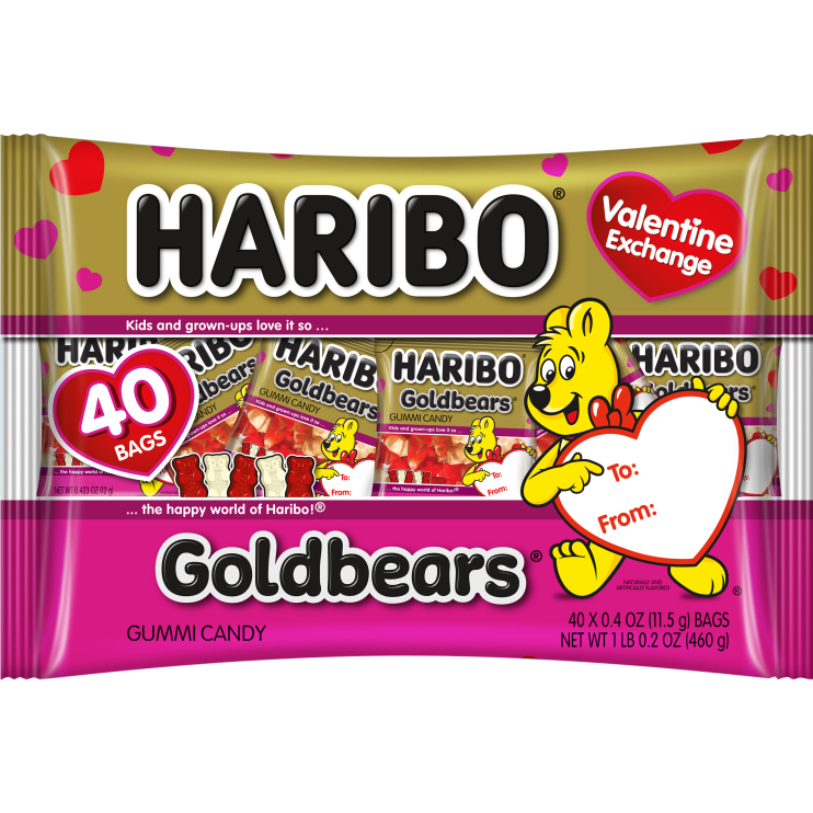 HARIBO Valentine Edition Goldbears 40pc Kit