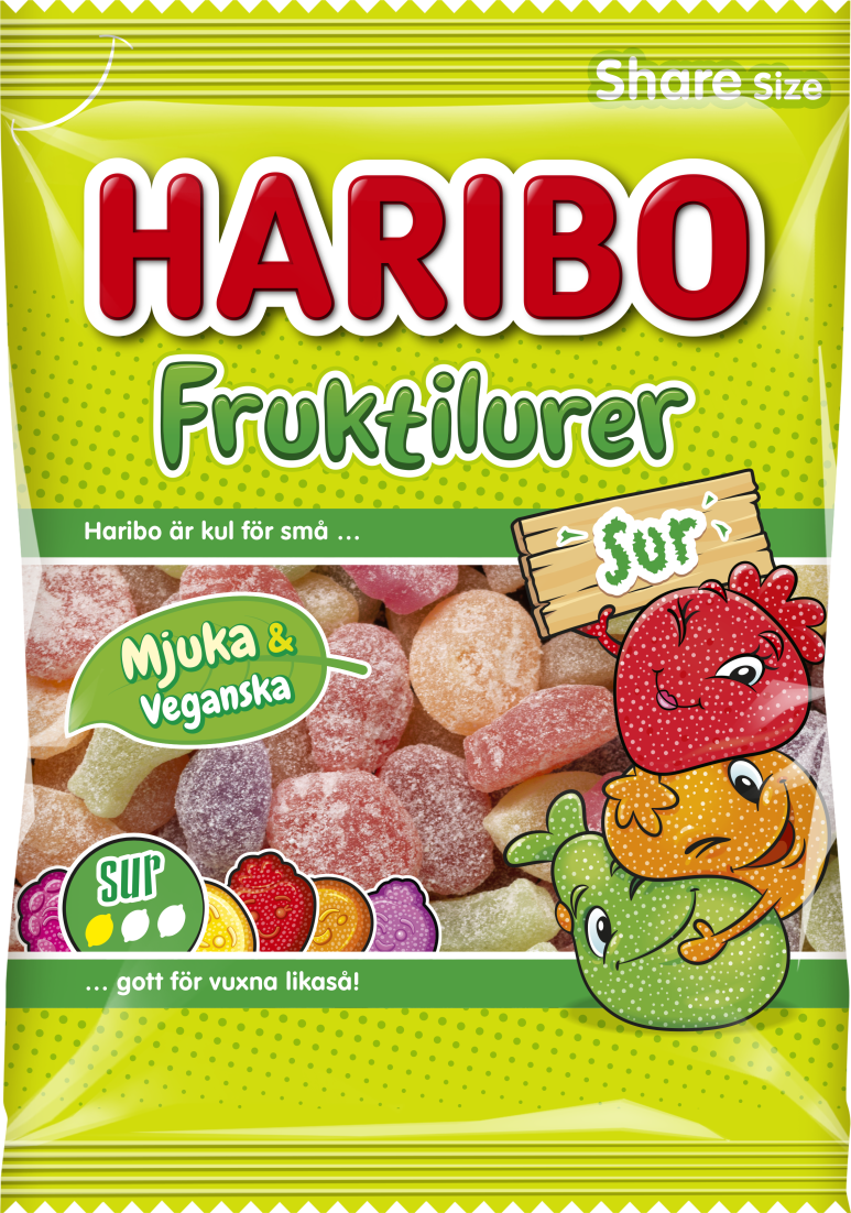 Fruktilurer Sur 170g