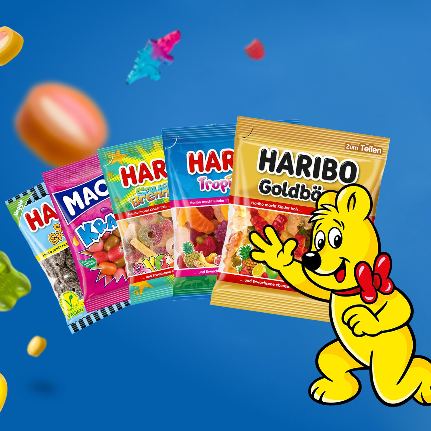 HARIBO Produkte Stage 1zu1