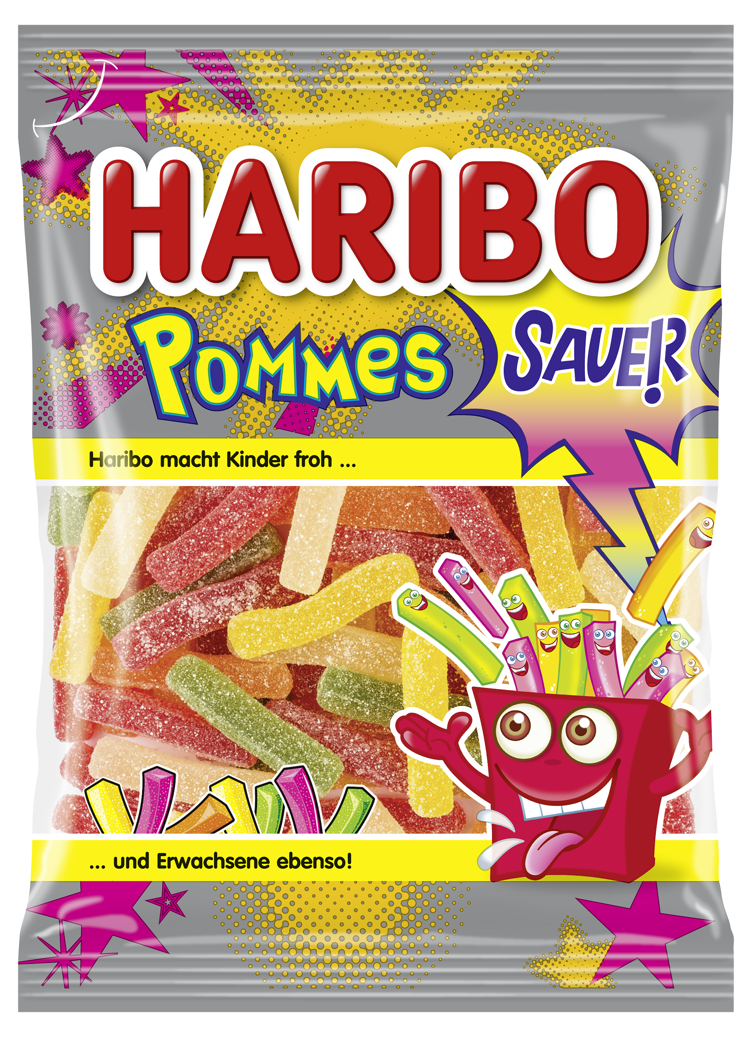 Beutel HARIBO Pommes Sauer 175g
