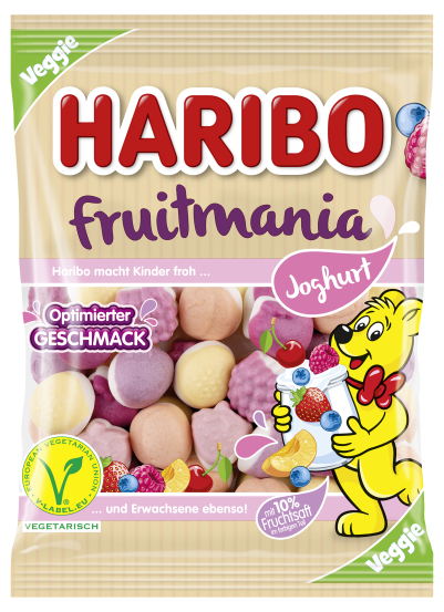HARIBO Fruitmania Joghurt 160g Beutel