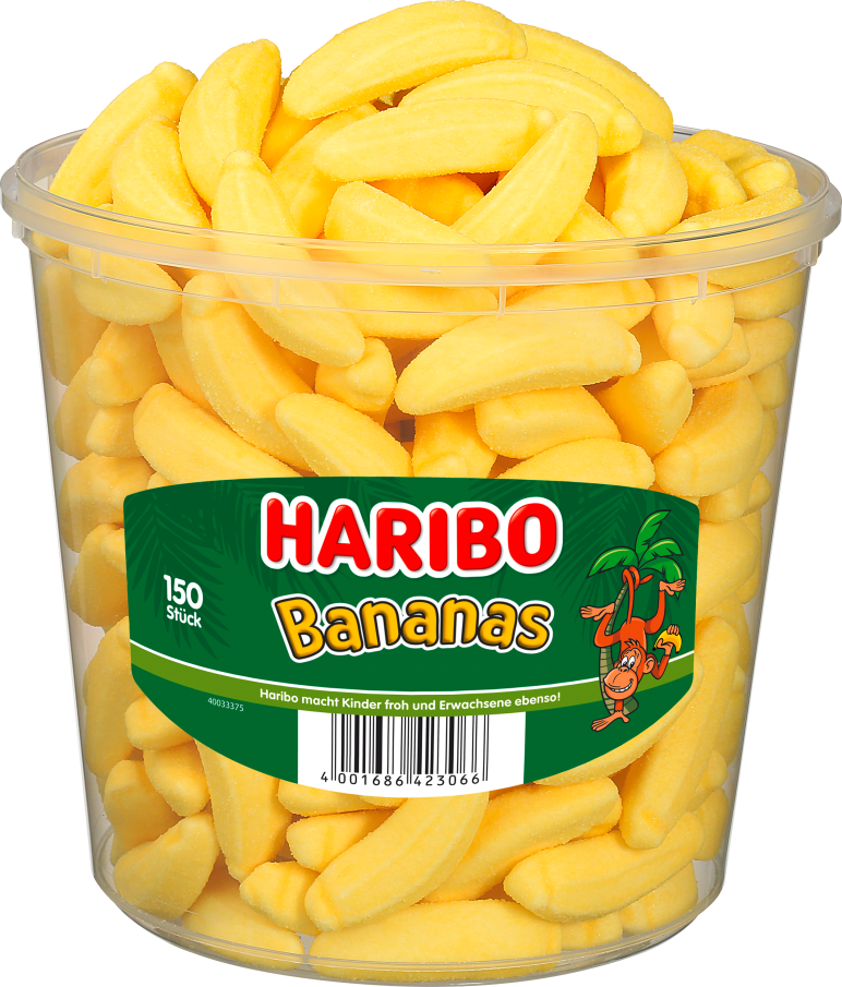 Dose mit HARIBO Bananas