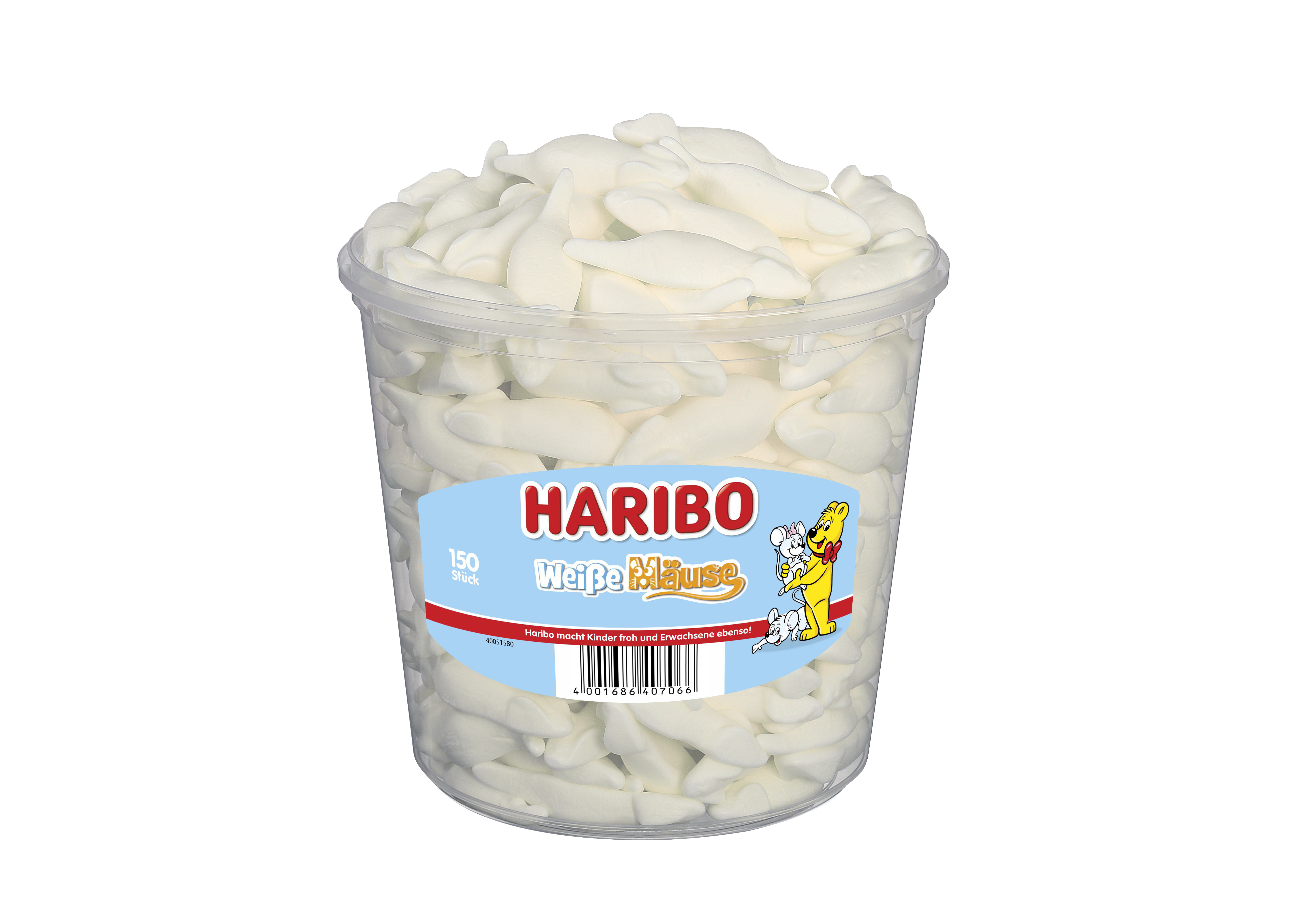 504537957 Weisse Mäuse 150 Stk drum Marketing
