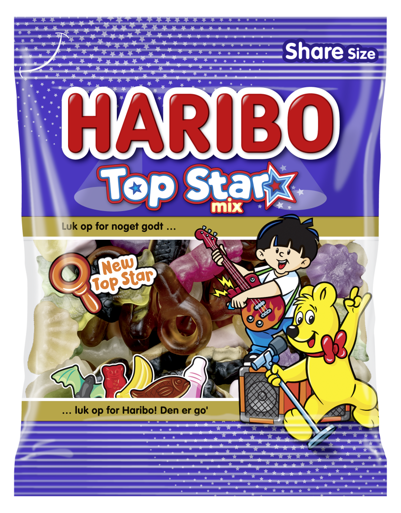 HARIBO Top Star Mix - New Top Star 2026 - Nappar Cola