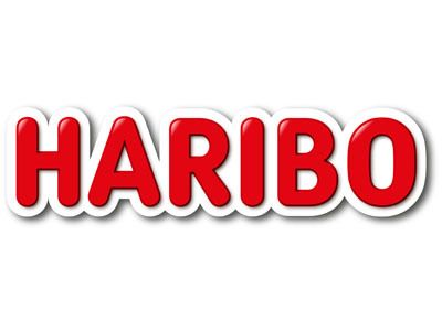 Das HARIBO-Logo in rot, das seit 2015 verwendet wird