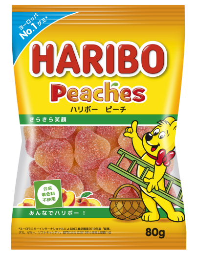 Bag of HARIBO Peaches