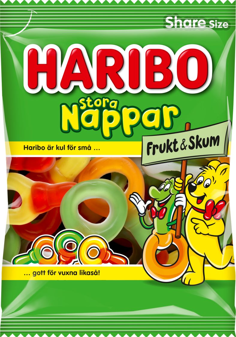 Stora Nappar Frukt Skum