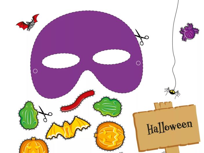 Maschera misteriosa e magica
