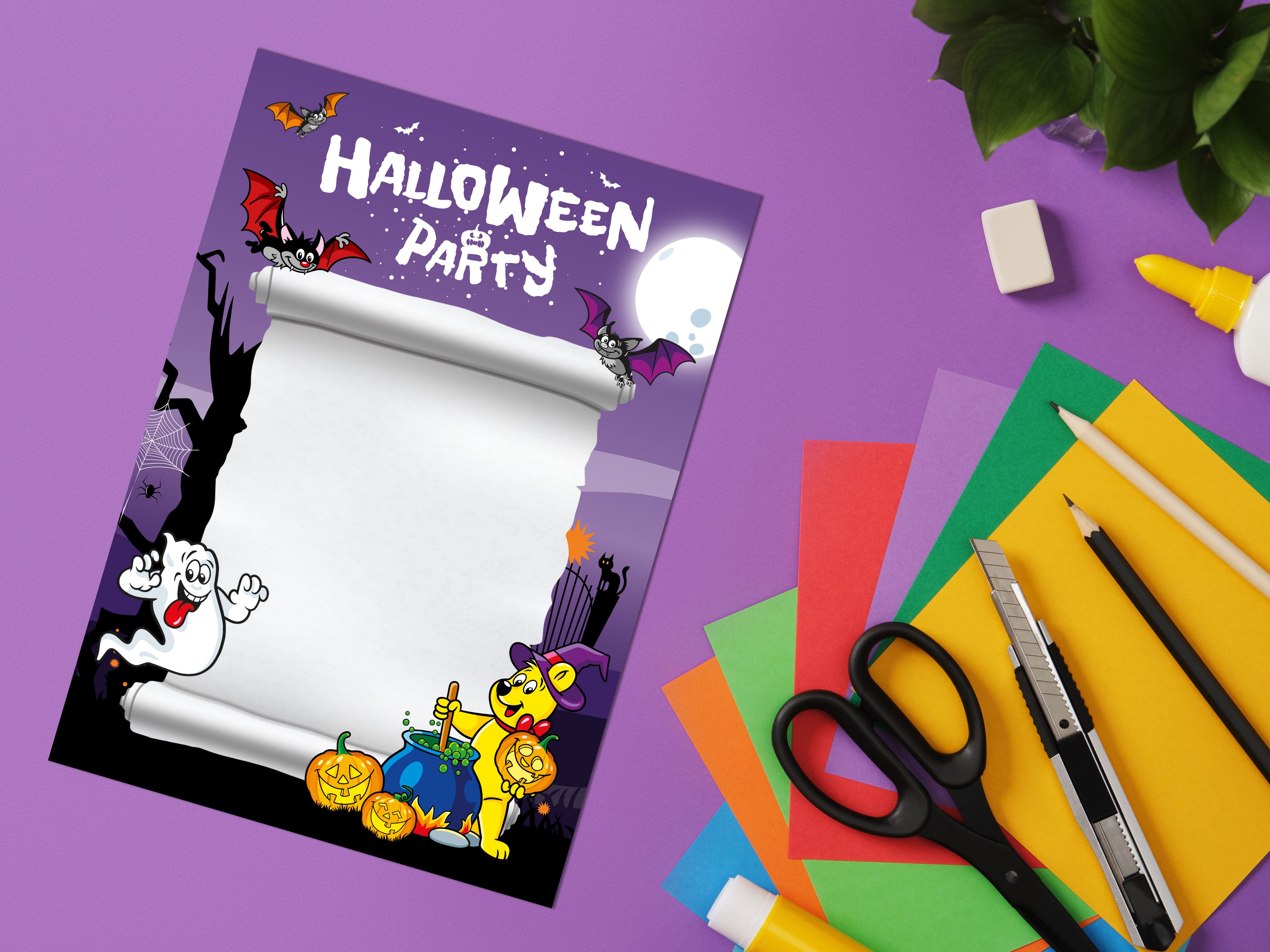 Haribo Halloween DIY pozvanka
