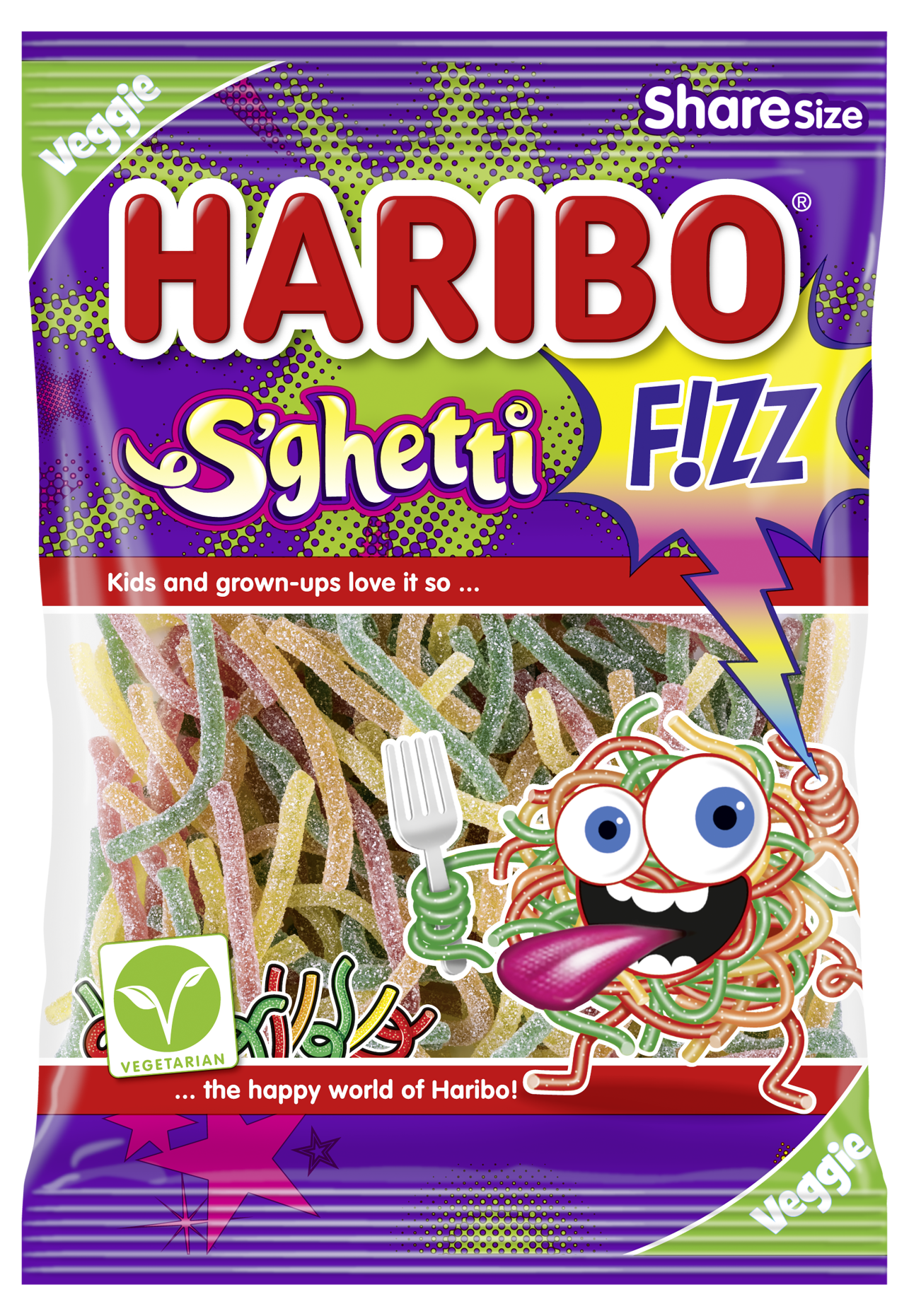 Haribo Spaghetti Red Fizz 70g