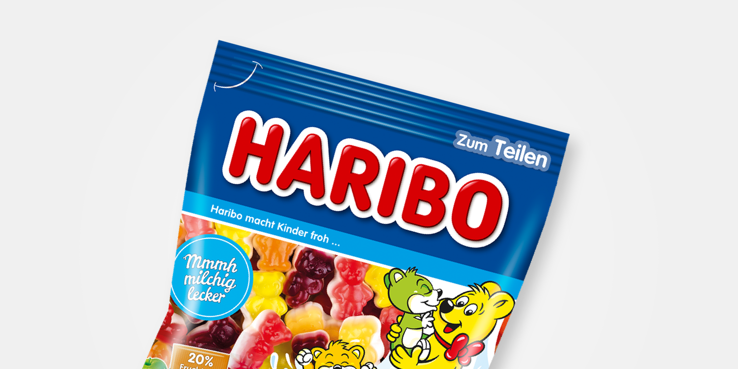 Produktabbildung Milchbären im Anschnitt auf hellem Hintergrund