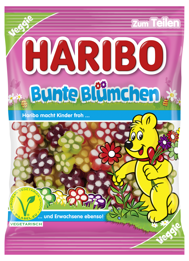 HARIBO Bunte Blümchen Veggie 175g Beutel