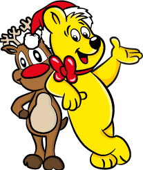 Christmas Goldbear Rudolf