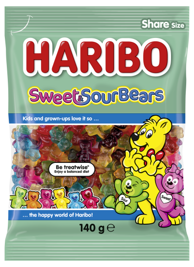 Sweet Sour Bears 140g