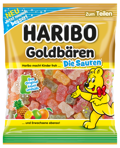HARIBO Goldbären Die Sauren Packshot 1