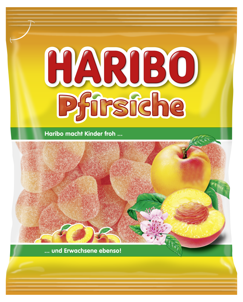 Beutel HARIBO Pfirsiche