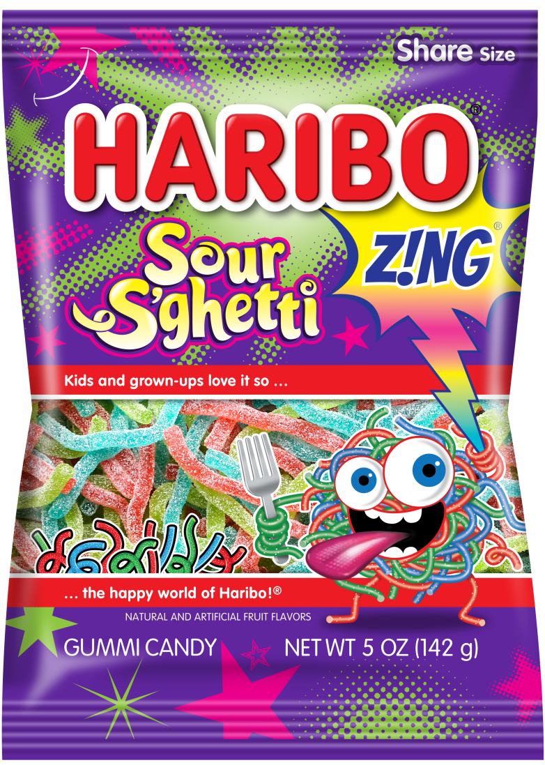 Pack of HARIBO  Z!NG Sour S’ghetti