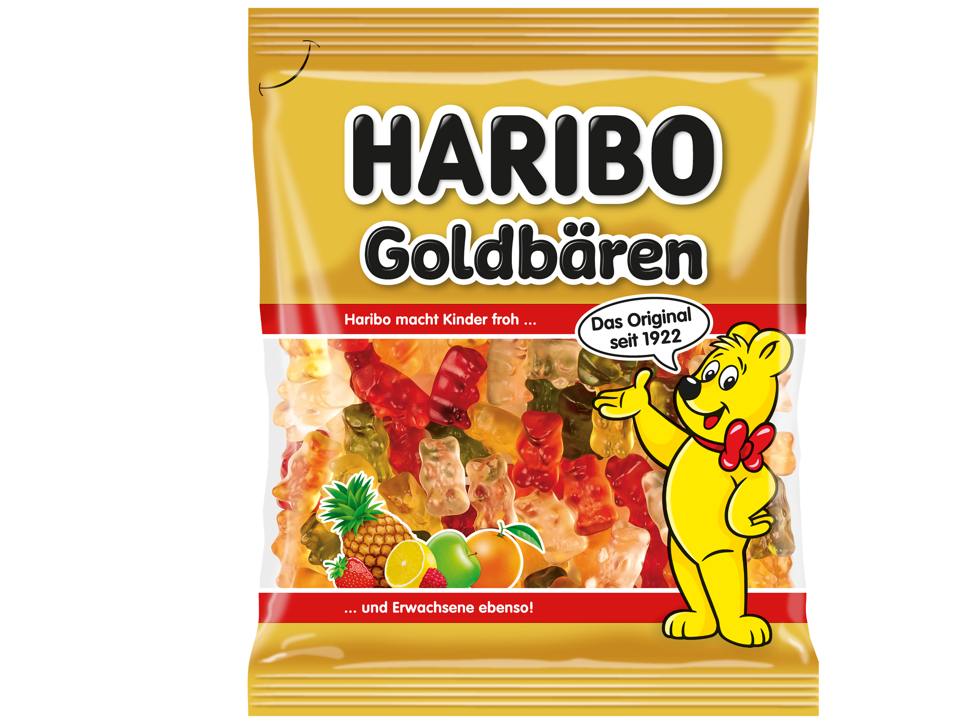 Packshot Goldbären 175g 4zu3