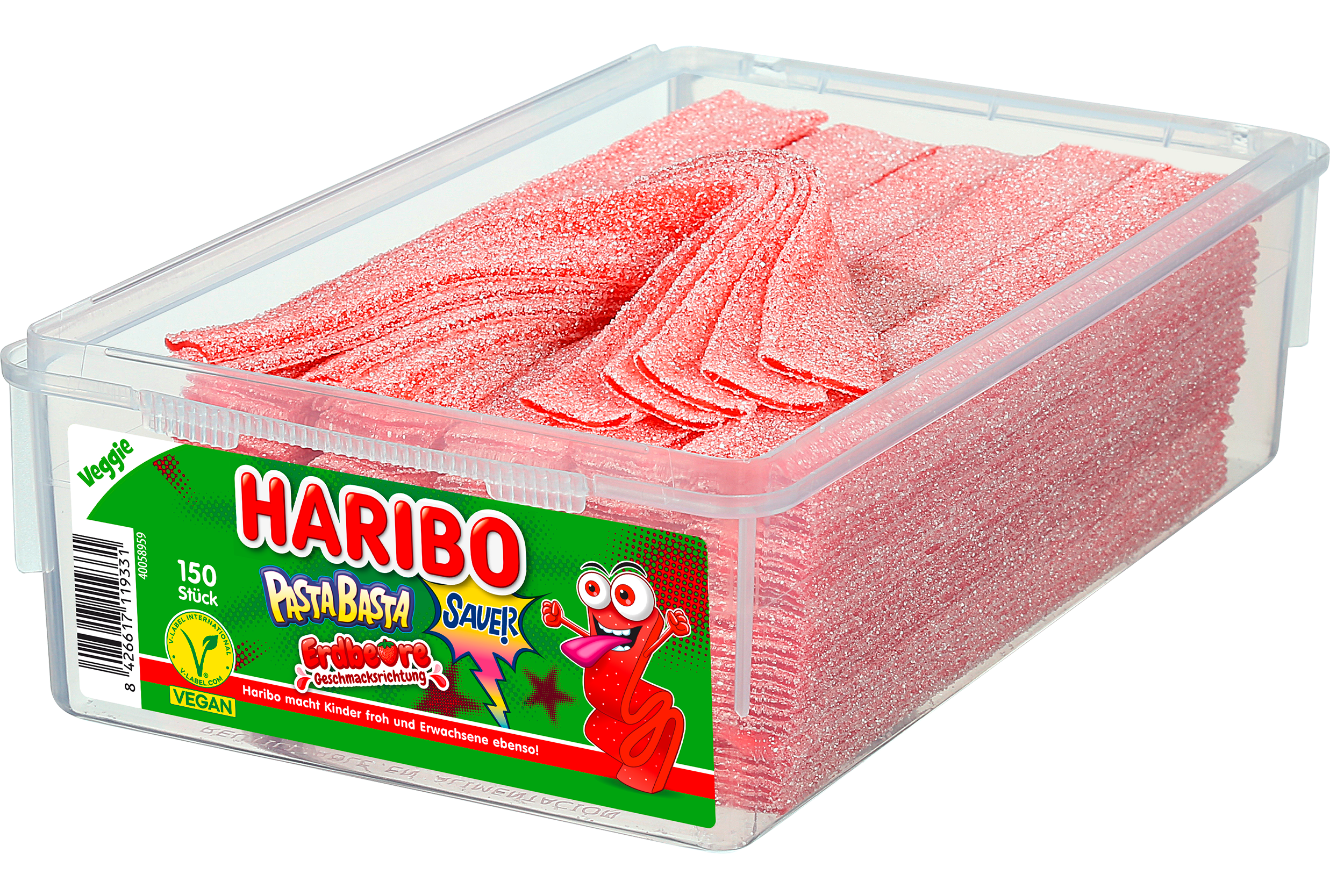 HARIBO Pasta Basta Erdbeere Dose